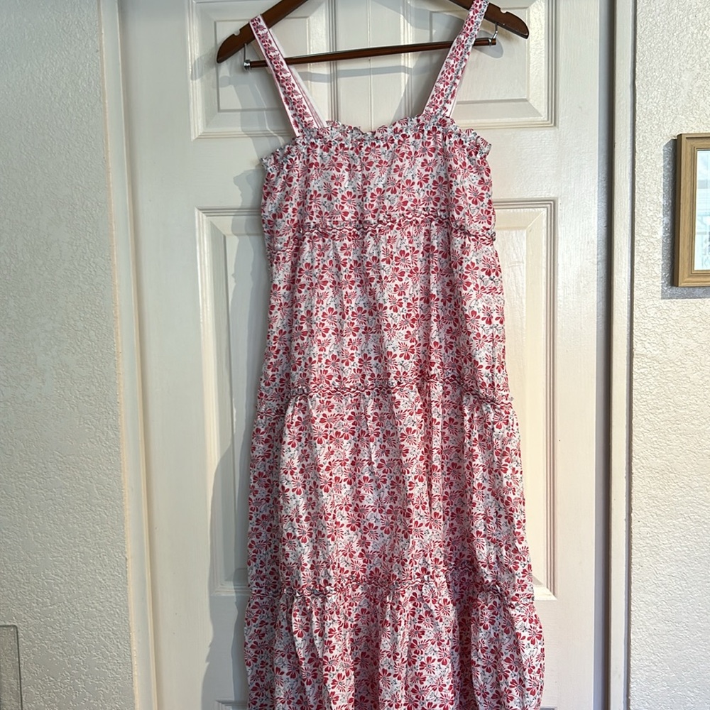 Max Studios Floral Ruffled Tank Dress - Picture 6 of 8